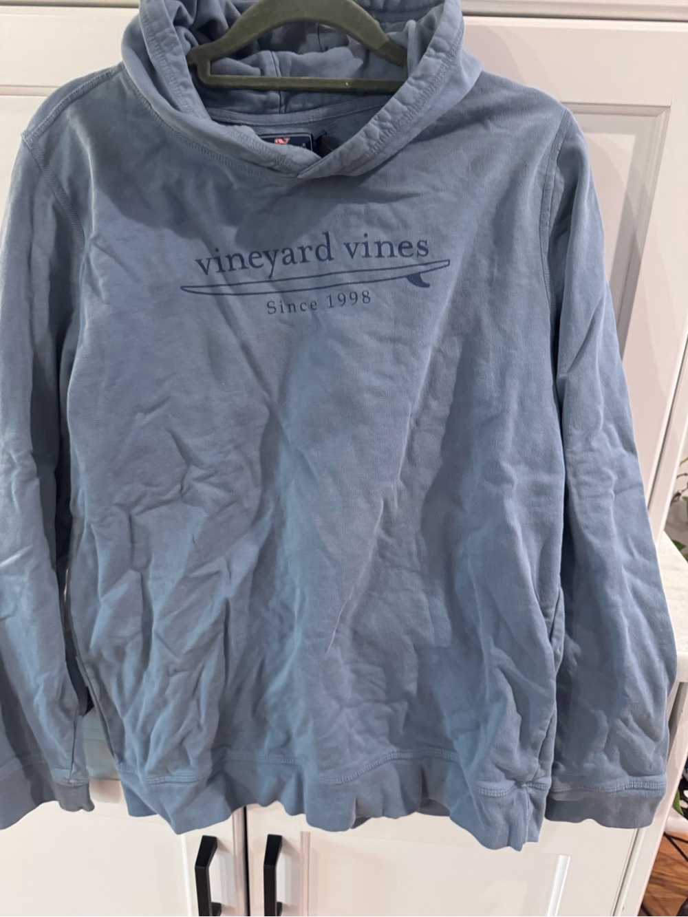 Vineyard Vines Kids Pullover Hoodie in Light Blue
